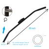 29/39/48 Inch LAT Pulldown Attachments for Pulley Cable Machine, Non-detachable Wide Grip LAT Pull Down Bars with Non-slip Handle for Home Gym Tricep Bar Strength Training Workout (K Bar Length 39 Inch) view 2