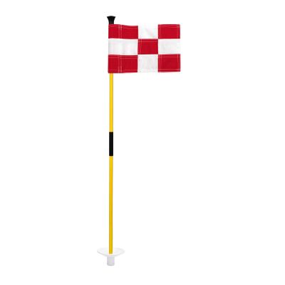KINGTOP Golf Flagstick Mini, Putting Green Flag for Yard, 3 Feet Flagpole 2-Section Design, Golf Pin Flags Set, 1-Pack