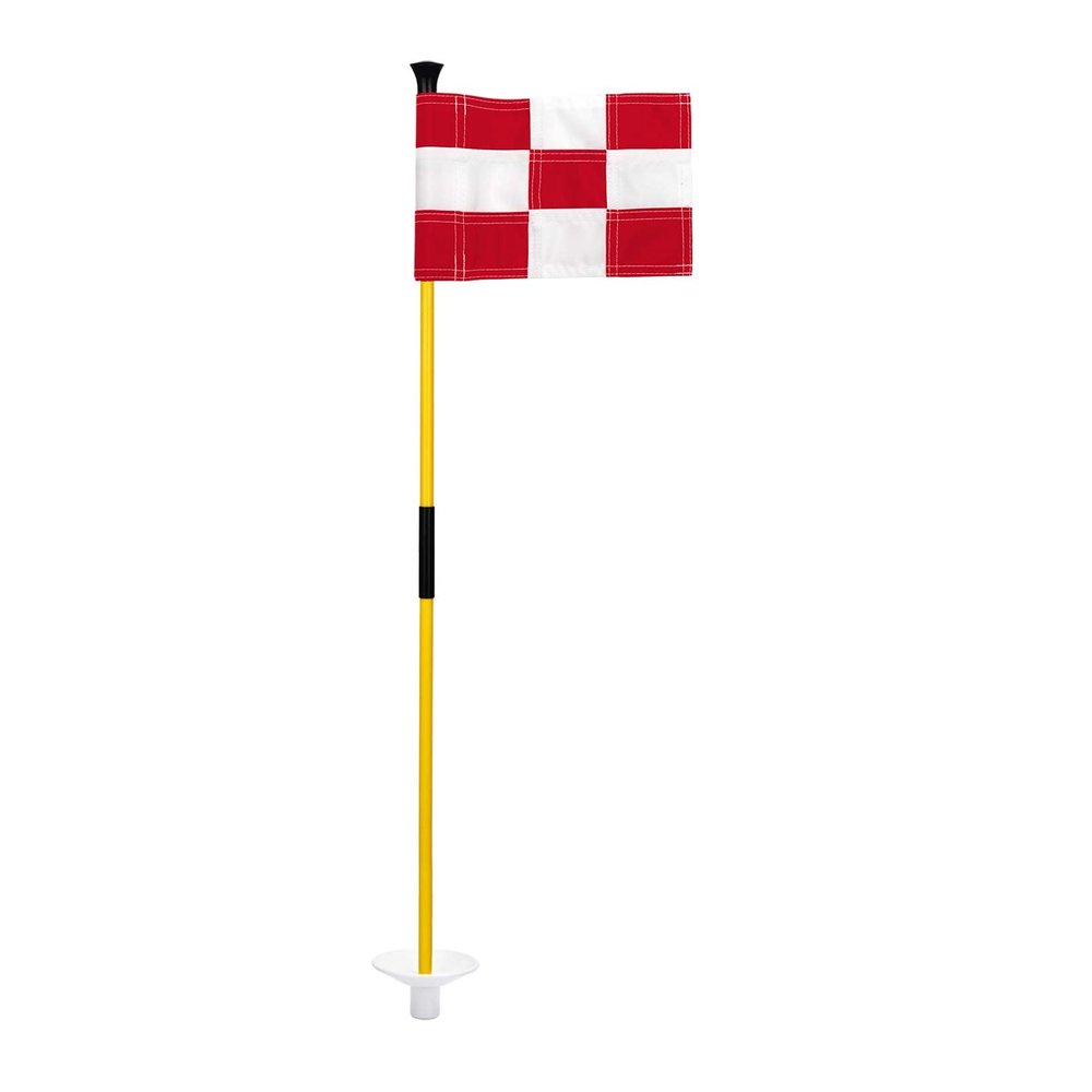 KINGTOP Golf Flagstick Mini, Putting Green Flag for Yard, 3 Feet Flagpole 2-Section Design, Golf Pin Flags Set, 1-Pack