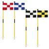 KINGTOP Golf Flagstick Mini, Putting Green Flag for Yard, 3 Feet Flagpole 2-Section Design, Golf Pin Flags Set, 4-Pack view 1