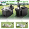 10L0L Universal Golf Ball Washer and Club Head Cleaner for EZGO Club Car Yamaha, Stay at the Top of Your Golf Game with the Convenient-Black view 2
