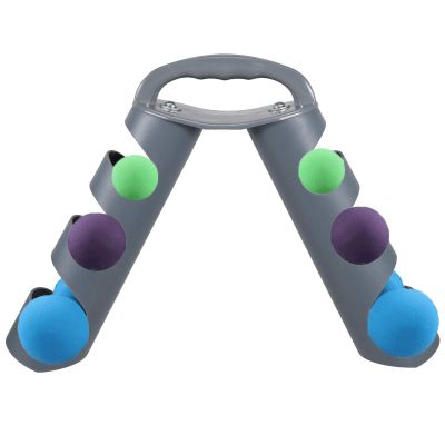 VOSAREA 1pc Rotating Dumbbell Rack Compact Three-layer Dumbbell Storage Stand for Use Lightweight and Fitness Equipment Organizer