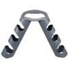 VOSAREA 1pc Rotating Dumbbell Rack Compact Three-layer Dumbbell Storage Stand for Use Lightweight and Fitness Equipment Organizer view 2