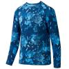BASSDASH Youth UPF50+ Camo Active Performance Long Sleeve Fishing Shirt