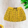 The Season Essentials Kidsy Toddler Baby Girls Embroidery Bubble Skirt  Peruvian Pima Cotton, Balloon Skirt, Elastic Waist, Pull-On, Solid Colors, Marigold, 4 view 3