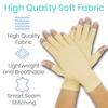 Vive Compression Arthritis Gloves - Comfortable Fit for Men and Women - Open Finger for Rheumatoid, Osteoarthritis, Carpal Tunnel and Computer Typing Pain Relief - Hand and Wrist (X-Small) view 3