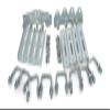 Sturdy Built (8) 8" Galvanized Swivel Top Bunk Bracket Kit with Hardware for 2x3 Boat Trailer Crossmember view 1