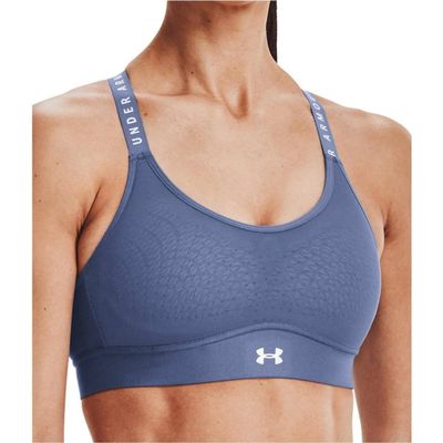 Under Armour Infinity Mid Women's Bra - SS21 - X Small - Blue