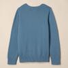 Amazon Essentials Girls' Pullover Crewneck Sweater, Blue Cat, Large view 2