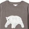 Amazon Essentials Boys' Pullover Crewneck Sweater, Dark Grey White Polar Bear, Large view 2