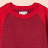 Amazon Essentials Toddler Boys' Cotton Knit Pullover Crewneck Sweater, Red Color Block, 2T view 4