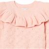 Amazon Essentials Girls' Soft Touch Ruffle Pullover Sweater, Light Pink, XX-Large view 3