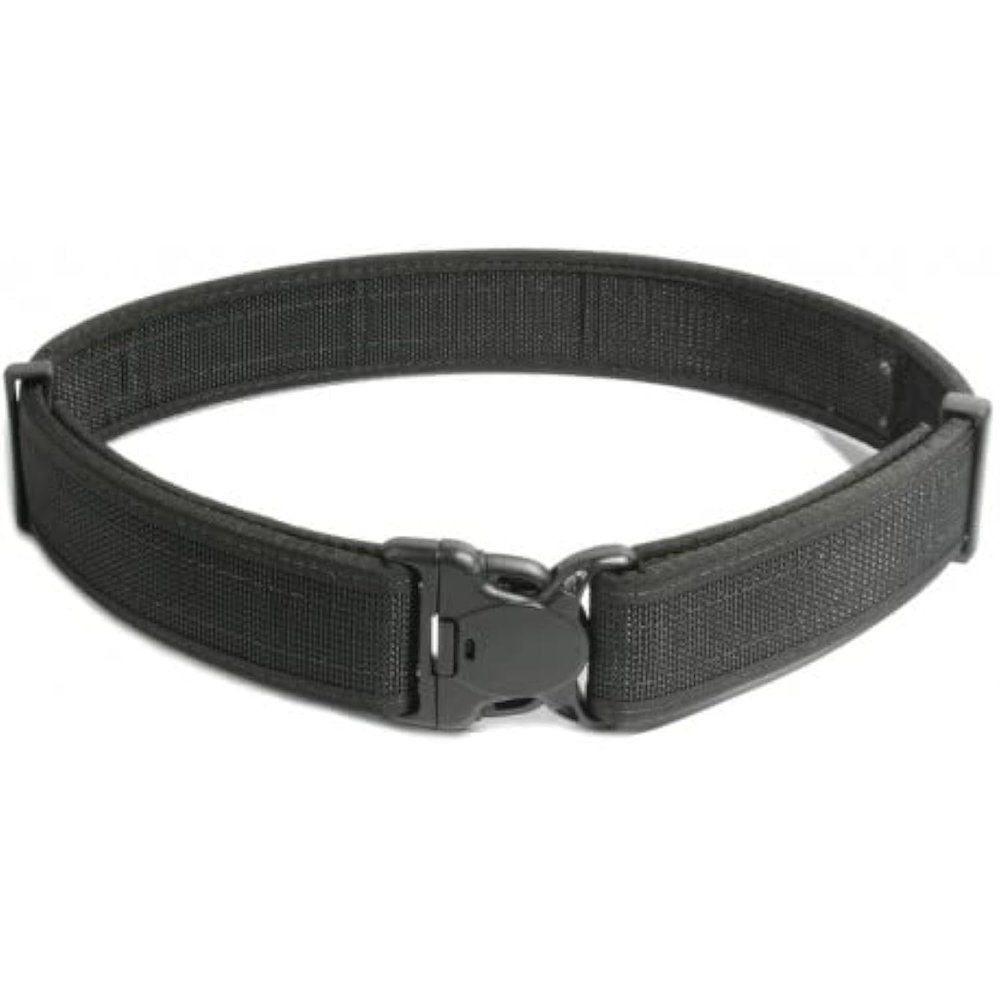 Duty Belt Black Reinforced Web, 2.25", Hang Tag