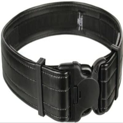 Duty Belt Black Reinforced w/Loop, 22"-24" 2.25", Hang Tag