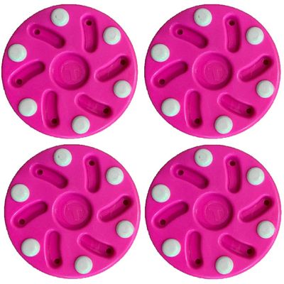 TronX S10 Inline Roller Official Hockey Pucks 4 Pack (Pink)
