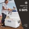 Coleman Marine Cooler with Fully Insulated UV Guard Lid & Body, Keeps Ice for 3+ Days, Great for Boating & Fishing, 52qt/100qt Wheeled/120qt Options view 2