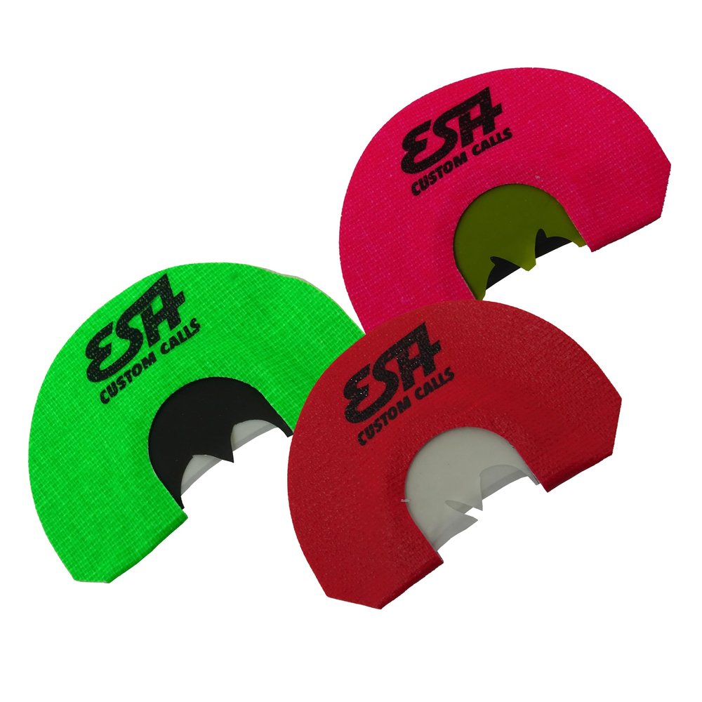 ESH Turkey Mouth Calls 3-Pack  Realistic Diaphragm Turkey Calls for Hunting  High-Volume 3-Reed Turkey Mouth Calls for Beginners and Pros