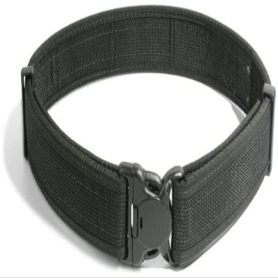 Duty Belt Black Reinforced Web, 2.25", Hang Tag