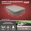 Coleman SupportRest Double-High 18" Queen Air Mattress | Indoor and Outdoor Raised Airbed with 120V Rechargeable Air Pump | Blow Up Air Mattress for Camping view 3