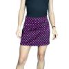Smash Dandy Pink & Black Polka Dot Slim Style Golf/Tennis Skort/Skirt (Small) view 4