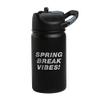 MTV - Spring Break Vibes Water Bottle (Matte Black, 12 oz) - Officially Licensed view 1