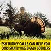 ESH Turkey Mouth Call with 3-Reed Inverted Ghost Cut  Diaphragm Turkey Calls for Hunting  Must-Have Turkey Hunting Accessories for Beginners and Pros view 4