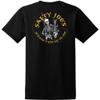 SALTY JOES Fishin Bones Logo Short Sleeve Heavyweight Tee-S-Black view 1