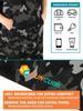 SUN CUBE Surf Poncho Changing Robe with Hood, Thick Quick Dry Microfiber Wetsuit Changing Towel for Surfing Beach Swim Outdoor Sports Men, Absorbent Wearable Towel Cover Up with Pocket, Camo Black view 3