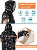SUN CUBE Surf Poncho Changing Robe with Hood, Thick Quick Dry Microfiber Wetsuit Changing Towel for Surfing Beach Swim Outdoor Sports Men, Absorbent Wearable Towel Cover Up with Pocket, Camo Black view 4