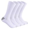 Timberland Men's 4-Pack Full Cushioned Crew Socks, White, One Size view 1