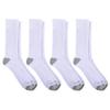 Timberland Men's 4-Pack Full Cushioned Crew Socks, White, One Size view 2