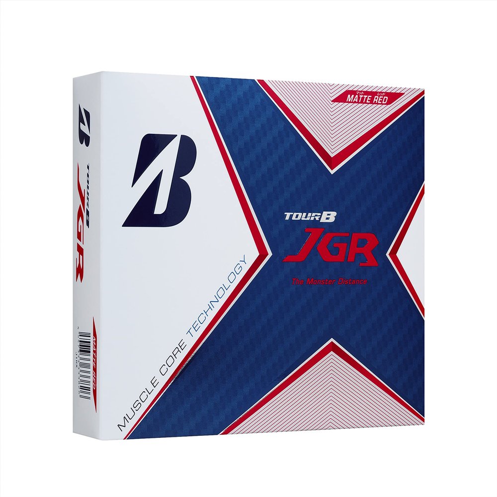 Bridgestone Tour B JGR Golf Balls, 2021 Model, 12 Balls, Matte Red
