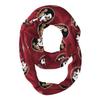 Vive La Fete Florida State Seminoles All Over Logo Garnet Infinity Scarf view 1