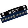 Vive La Fete United States Naval Academy Navy Blue and Black Stripes Headband Set view 1