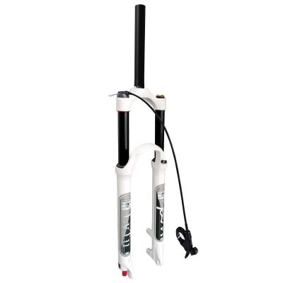LvTu 26/27.5/29 Inch Mountain Suspension Forks 120mm Travel, Air Fork with Rebound Adjustmen 9mm QR (Color : Straight Remote Lock Out, Size : 27.5 inch)