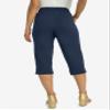 Jessica London Women's Plus Size Soft Ease Capri - 12, Navy view 2