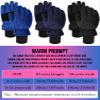 Hicarer 3 Pairs Winter Gloves, Kids Waterproof and Windproof, Ski Warm Gloves for Cold Weather, Boys Girls Toddler, 3 Colors view 3