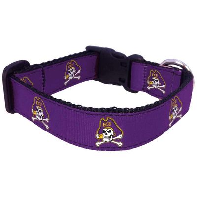 All Star Dogs Collegiate Dog Collar (Medium, East Carolina Pirates)