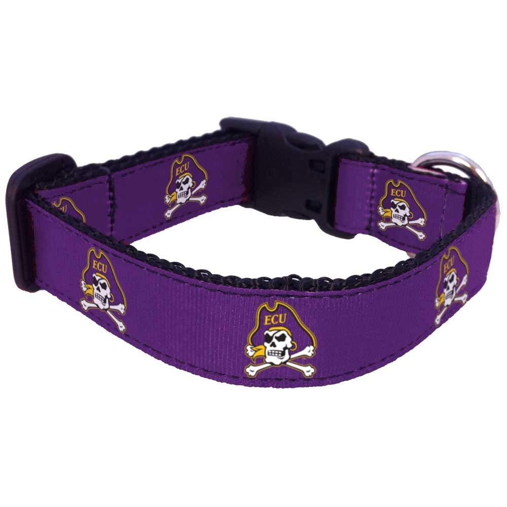 All Star Dogs Collegiate Dog Collar (Medium, East Carolina Pirates)