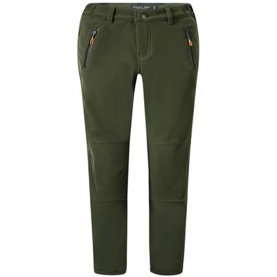 Camii Mia Women's Winter Warm Outdoor Slim Windproof Waterproof Ski Snow Fleece Hiking Pants (36W x 30L, Army Green)