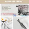 BaoNews Paris City Landscape Kitchen Valances Half Window Curtain, Oil Painting Paris European City Landscape France Eiffel Blackout Decoration Window Valances Curtains Drapes for Kitchen Bedroom view 4