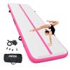 Dwzdd Gymnastics Air Mat 10ft/13ft/16ft/20ft Tumbling Mat Inflatable Gymnastics Tumble Track for Home/Gym/Training/Cheerleading/Water with Electric Pump view 1