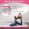 Dwzdd Gymnastics Air Mat 10ft/13ft/16ft/20ft Tumbling Mat Inflatable Gymnastics Tumble Track for Home/Gym/Training/Cheerleading/Water with Electric Pump view 2