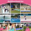 Dwzdd Gymnastics Air Mat 10ft/13ft/16ft/20ft Tumbling Mat Inflatable Gymnastics Tumble Track for Home/Gym/Training/Cheerleading/Water with Electric Pump view 3