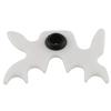 DGZZI Moosehead Bridge Head White Plastic Slip-On Moosehead Bridge Head for Billiard Pool Cue Stick view 2