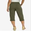 Jessica London Women's Plus Size Soft Ease Capri - 26/28, Black view 4
