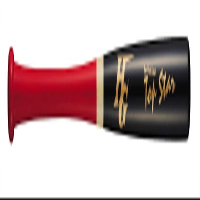 HI-Gold TRB-84H Wooden Training Bat, Red x Black, 33.1 inches (84 cm), for Striking