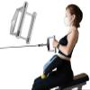 5 Star TD Double D Row Handle Cable Attachment  Non Slip Handle for Weight Lifting | LAT Pull Down Bar | Exercise V Handle Tricep Bar Press Down Machine Attachments Accessories Chrome Finish view 2