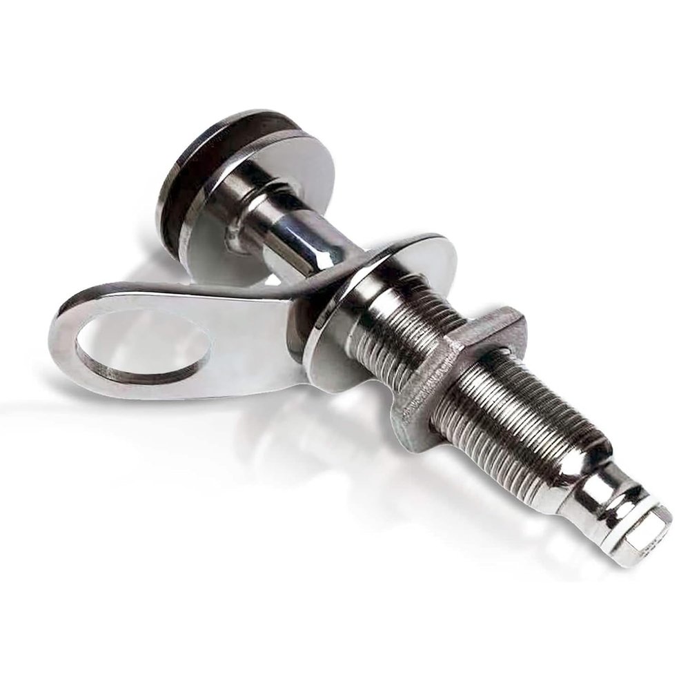 MARINE CITY Marine Grade 316 Stainless Steel Retractable Easy Use Pop-Out Dismountable Smooth Design Fender Cleat for Marine Boat Yacht Ship Side Accessory