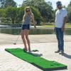 qiuqiu 12-Hole Golf Putting Green Mat,Golf Putting Trainer for Indoor and Outdoor Sports Goods with 6 Golf Balls,1 Putters,Portable Golf Practice Mat-A view 4